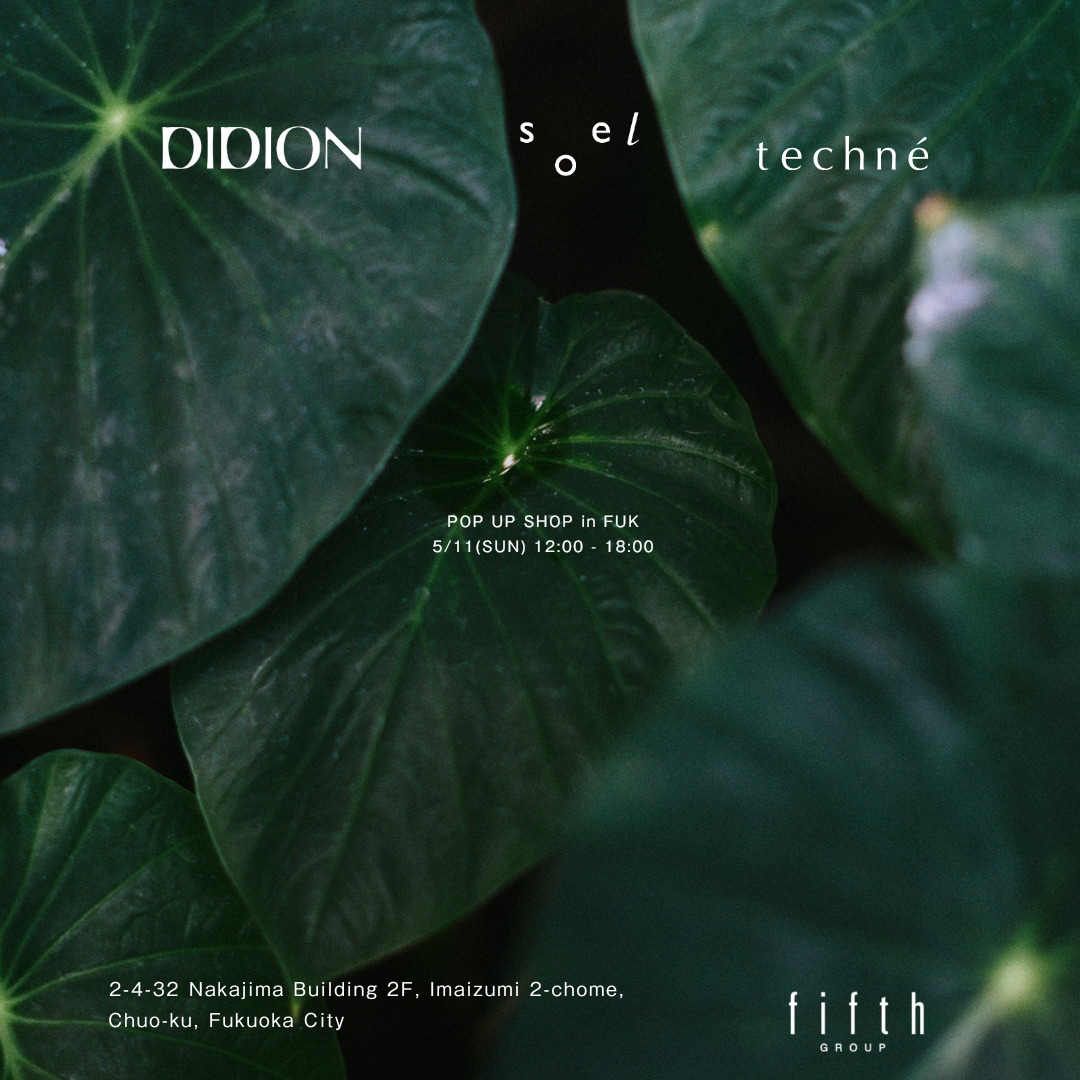 DIDION × soel POP UP at fifth
