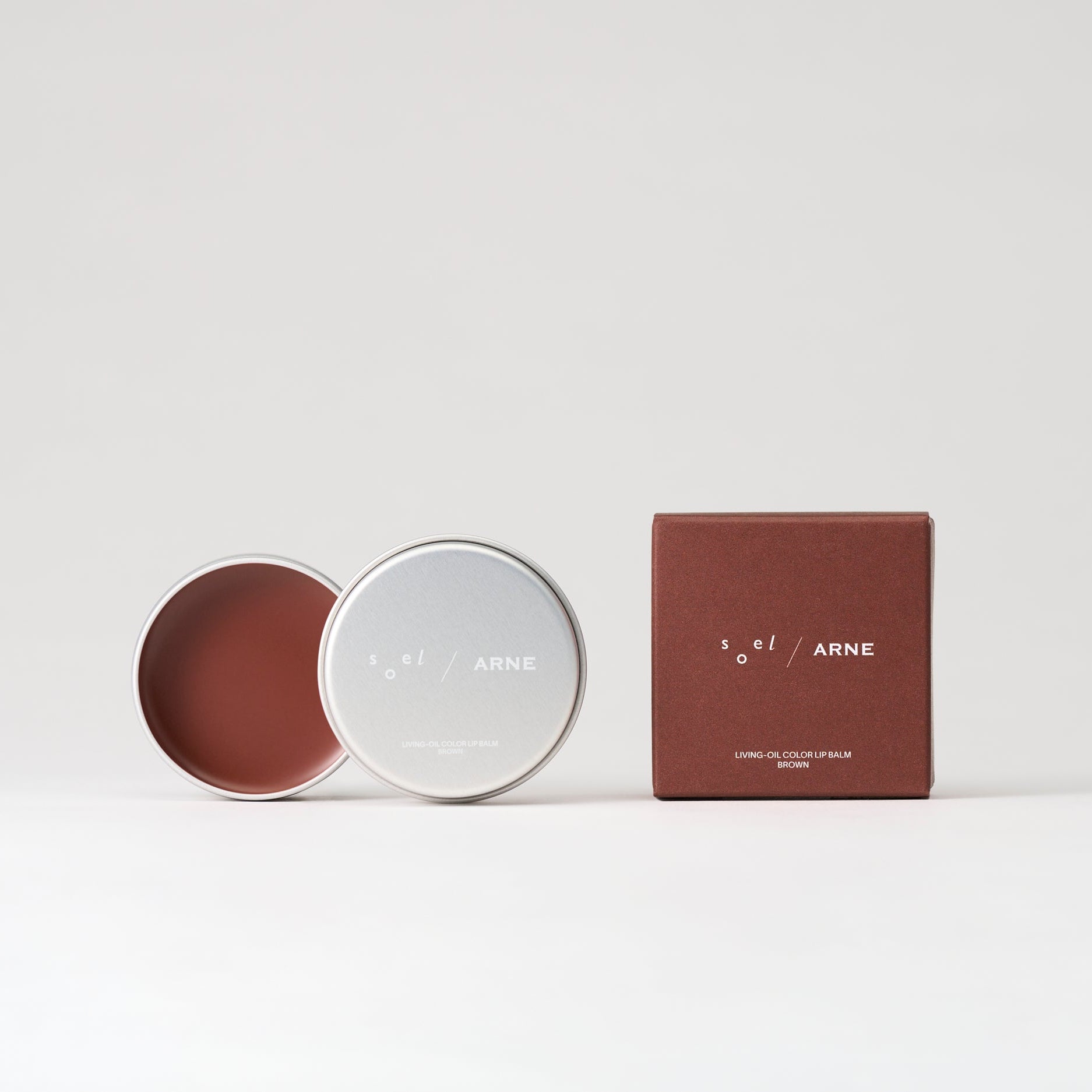 コラボ限定 ARNE × soel カラーリップバーム BROWN 10g