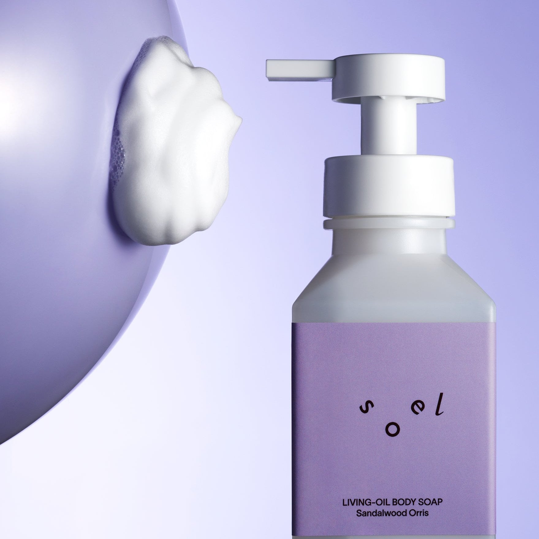 LIVING-OIL ボディソープ Sandalwood × Orris 400mL