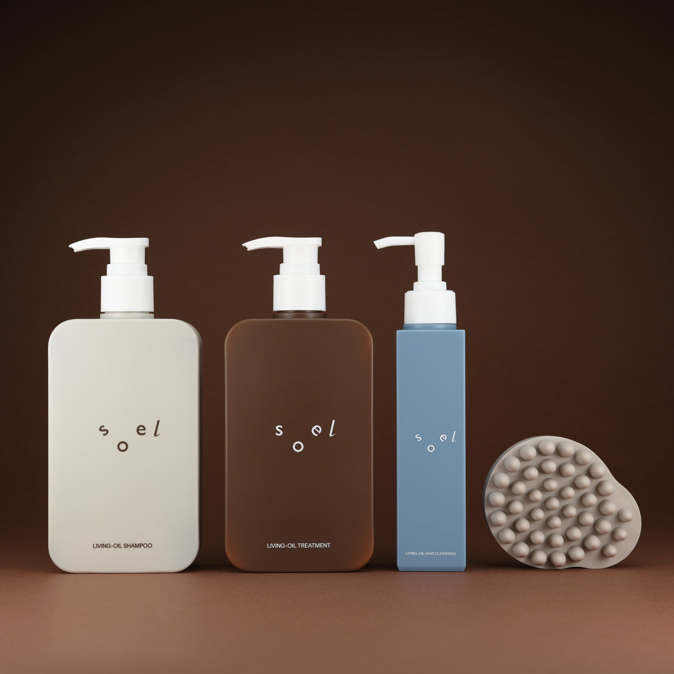 ヘアケアシリーズセット【ヘアクレンジング・シャンプー・トリートメント・頭皮用マッサージブラシ】