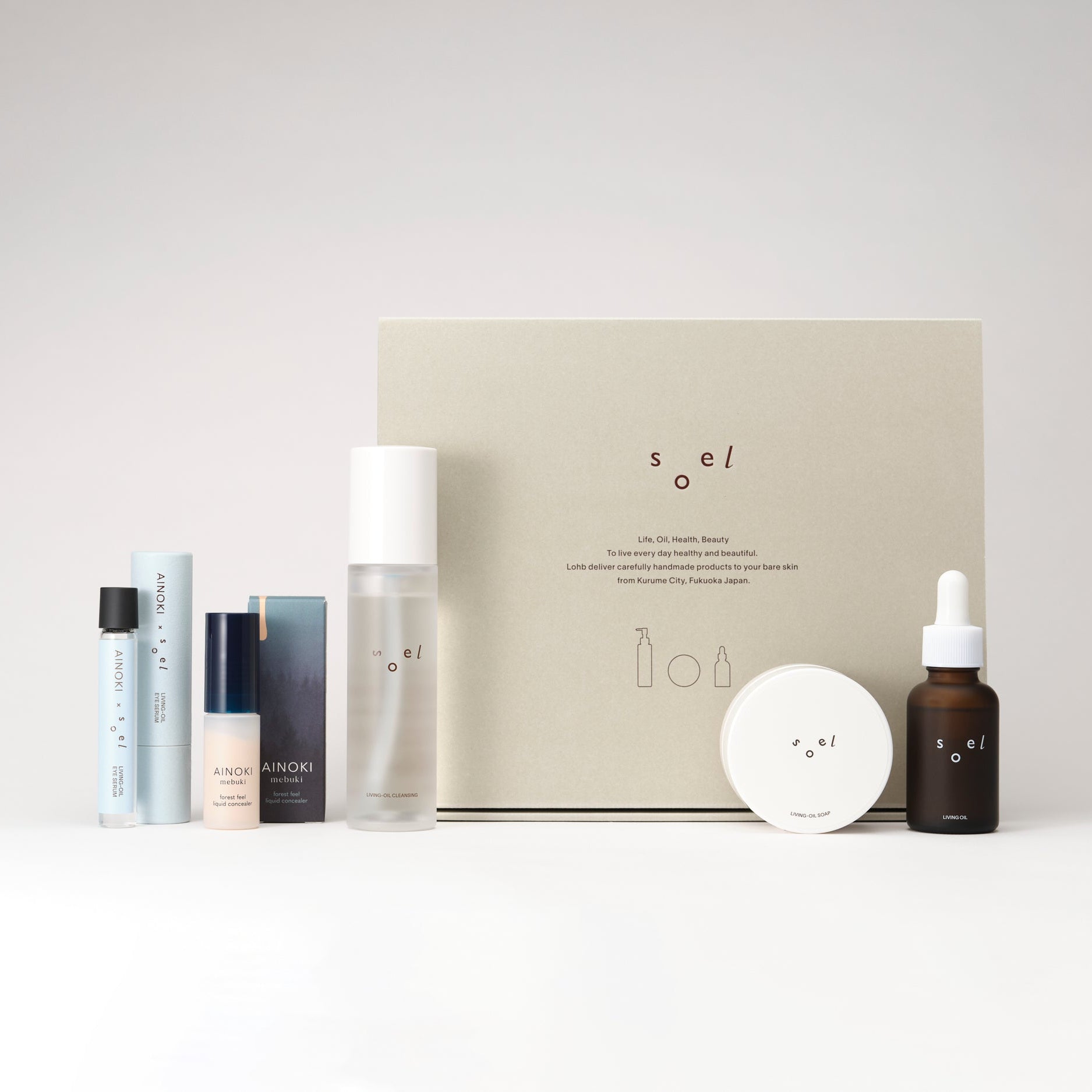 コラボ限定 AINOKI×soel スペシャルセット(フローラルウッド)