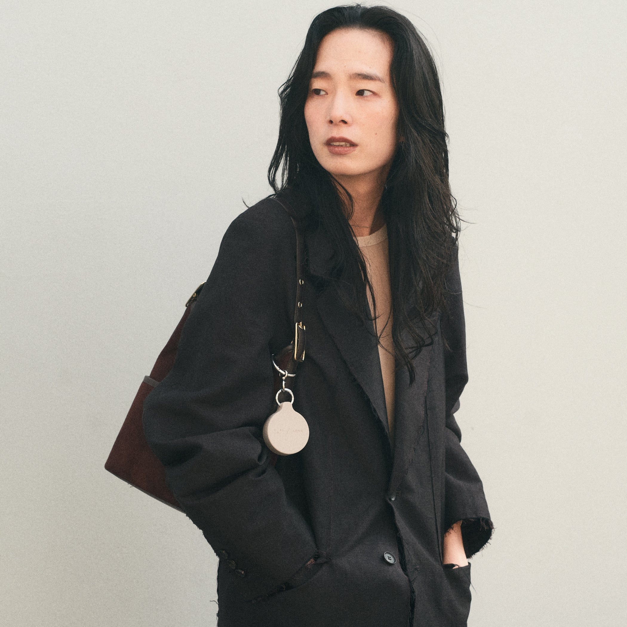 コラボ限定 ARNE × soel カラーリップバーム 10g BROWN(チャーム付き)