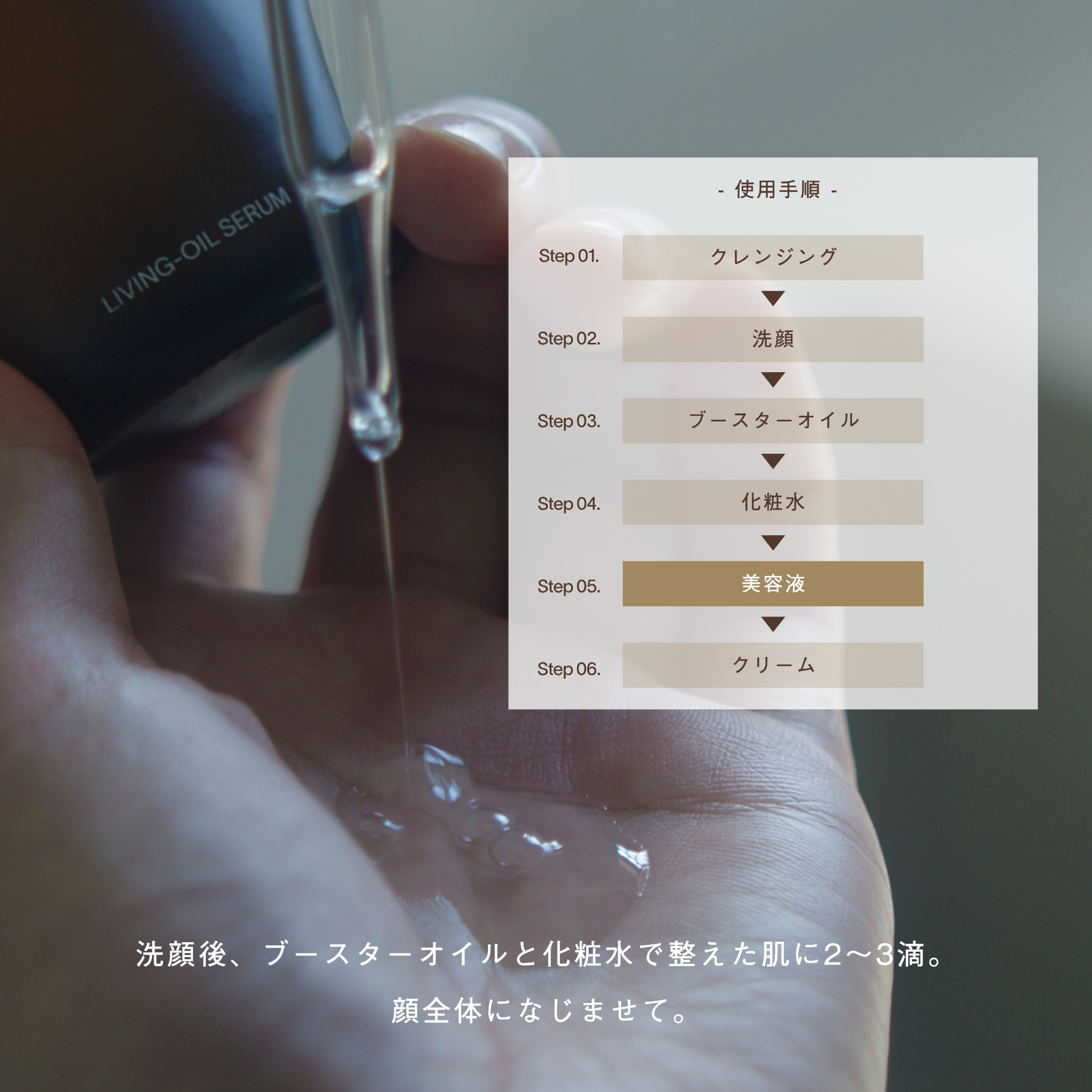 LIVING-OIL SERUM 美容液 60mL