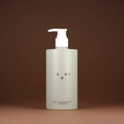 LIVING-OIL リキッドボディソープ PowderyWood 400mL