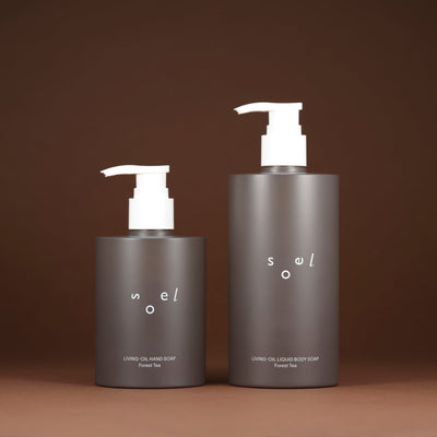 LIVING-OIL ハンドソープ＆リキッドボディソープ Forest Tea Set