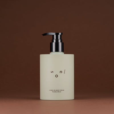 LIVING-OIL ボディクリーム PowderyWood 250g